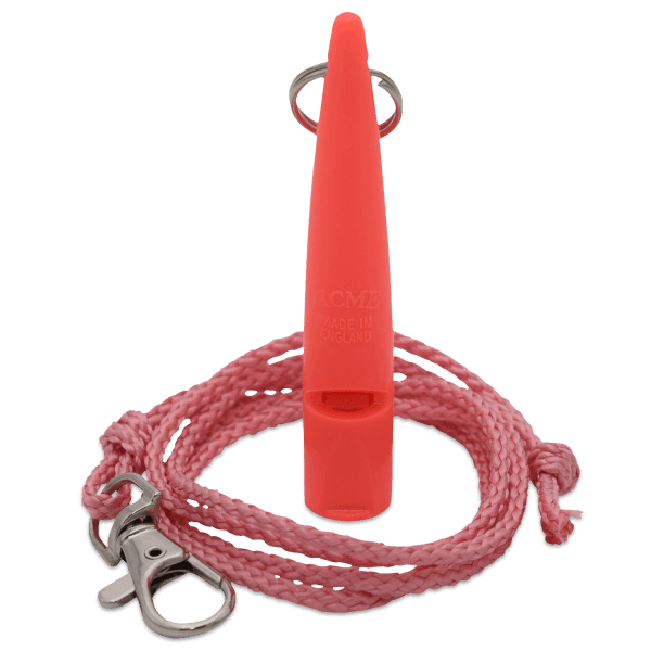 ACME Kunststoff-Pfeifen 211 1/2 Coral Red/Korallenrot/mit Pfeifenband