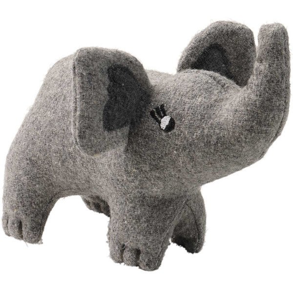 Hundespielzeug Eiby Elefant, grau 22 cm