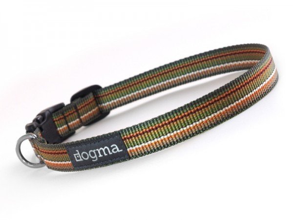 Dogma Halsband Little Stripes grün